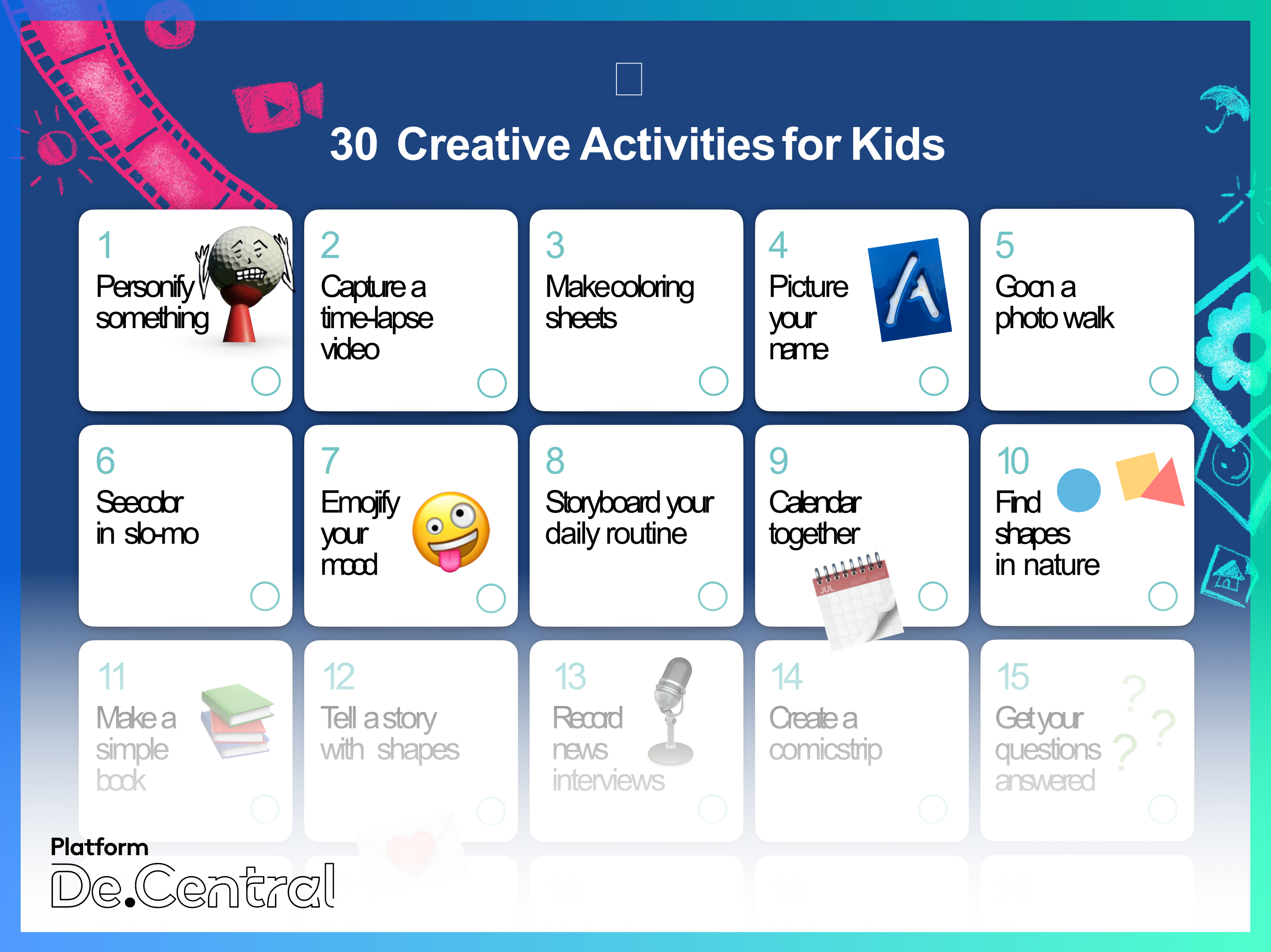 Apple’s ’30 Creative Activities for Kids’