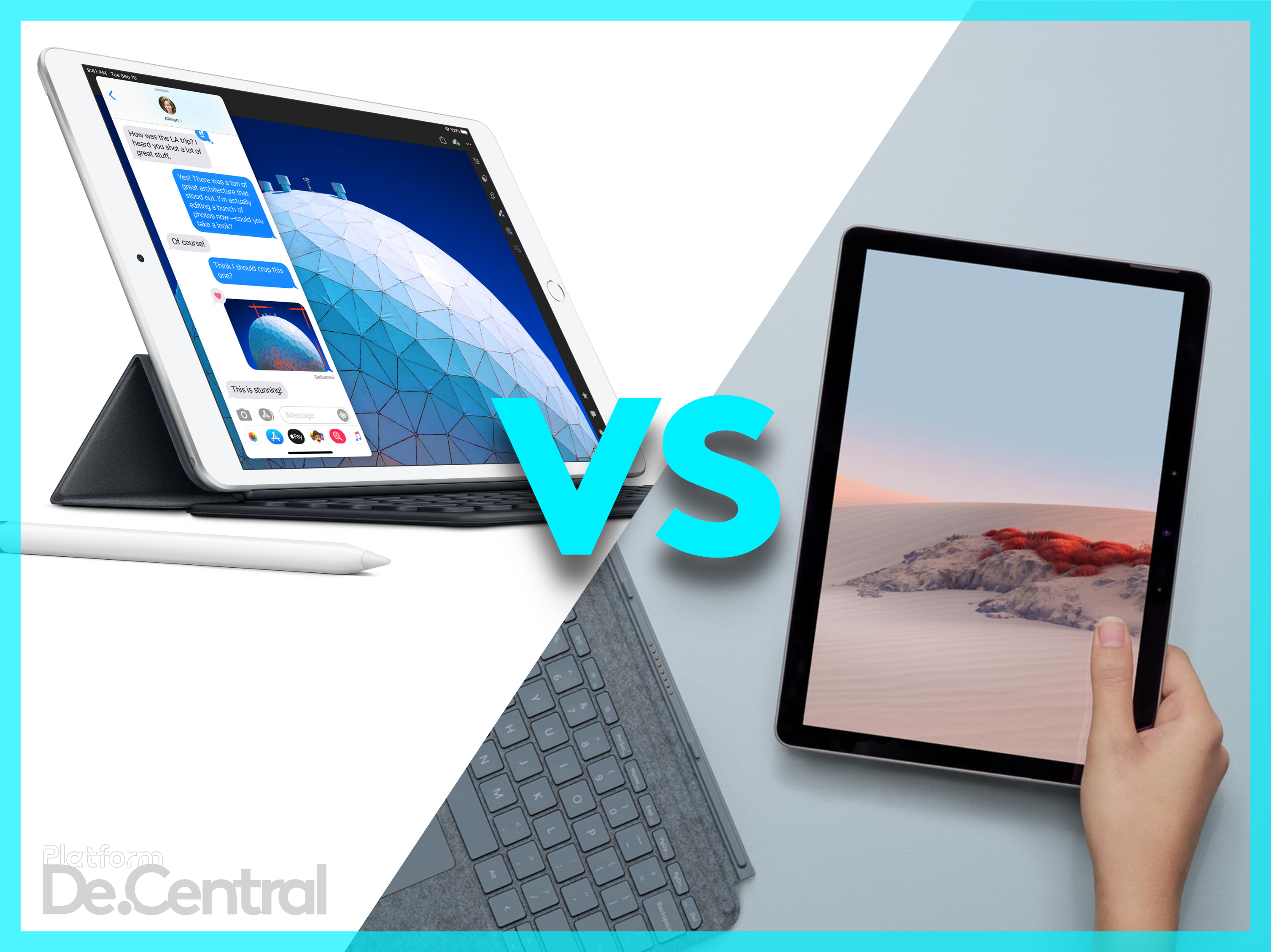 Surface Go 2 vs iPad Air