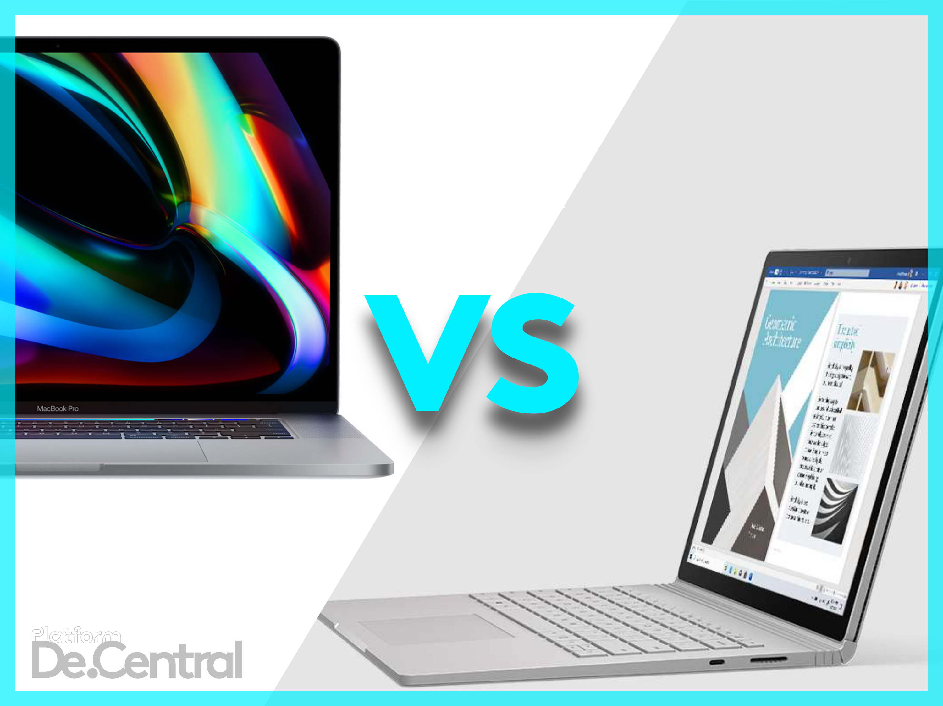 16″ MacBook Pro vs 15″ Surface Book 3
