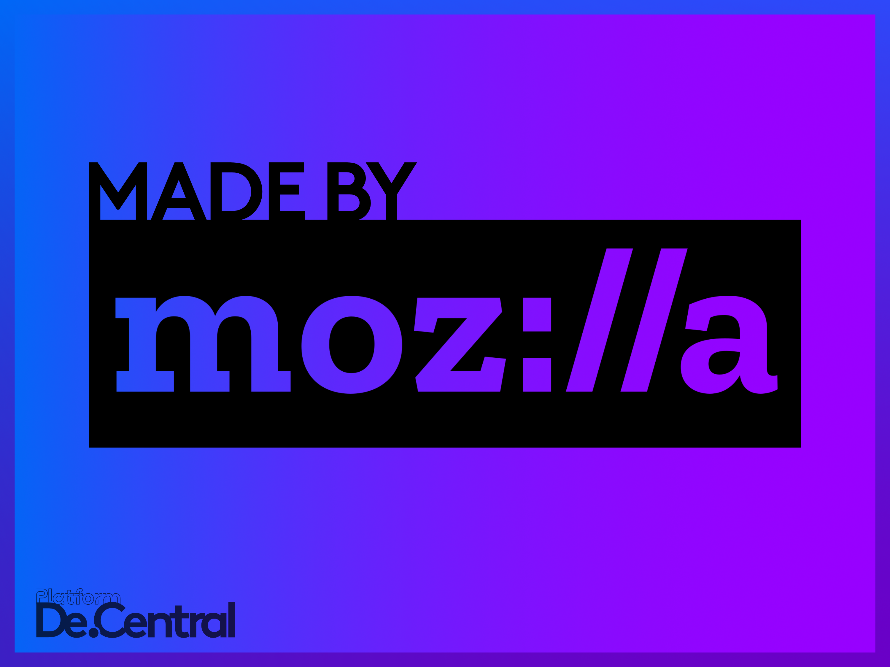 Made by Mozilla