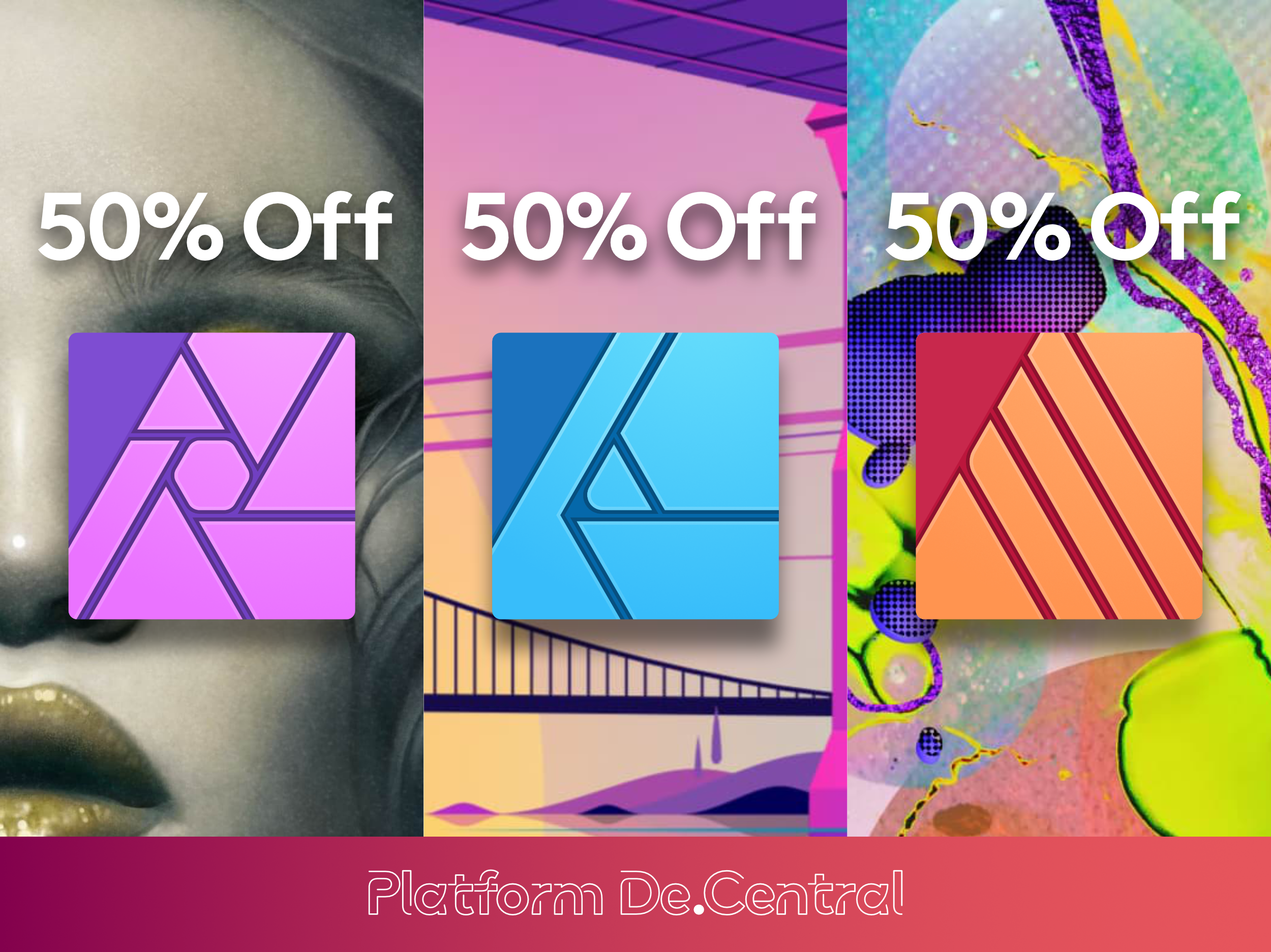 Get 50% off Affinity Apps Here