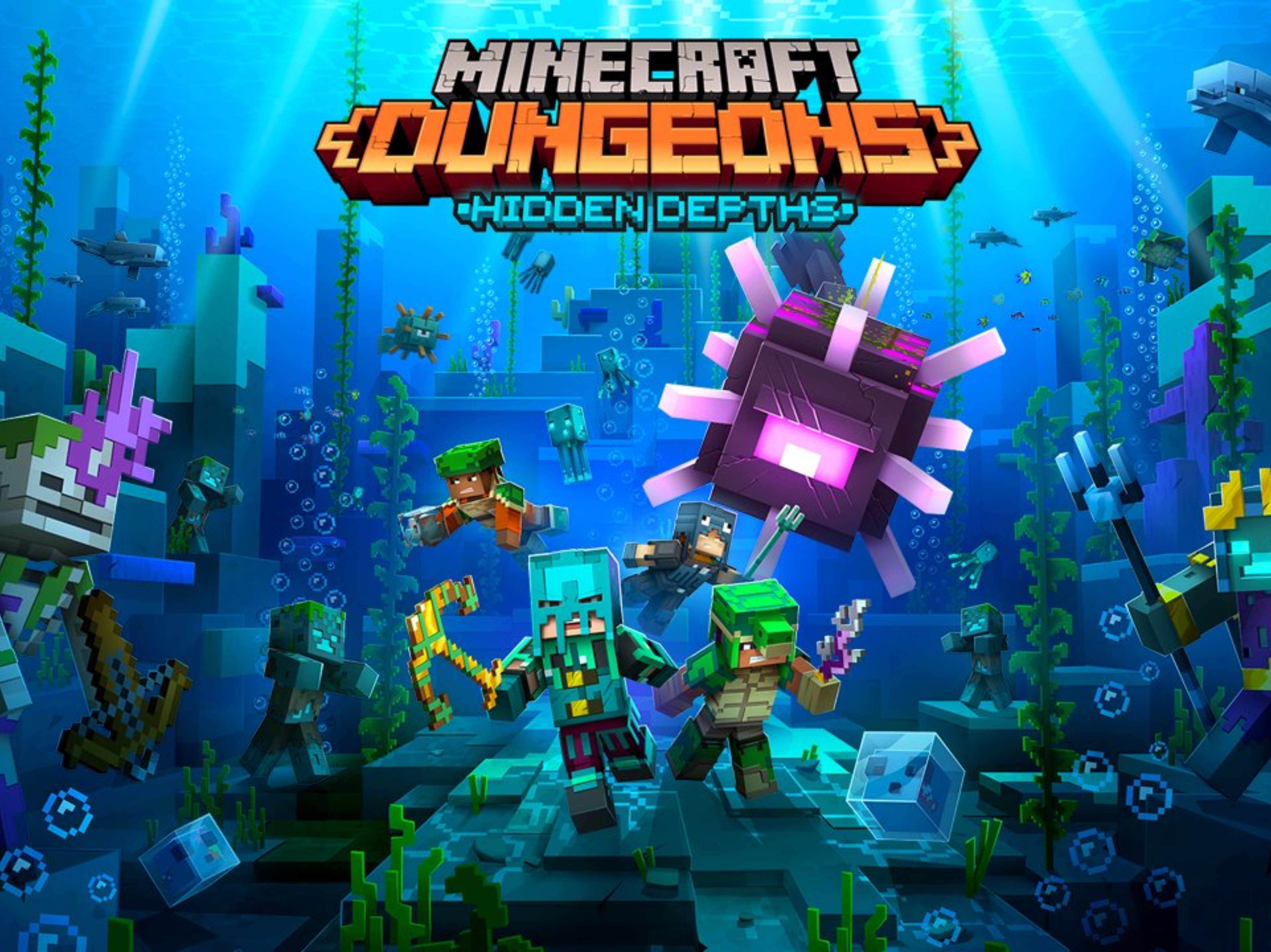 Minecraft Dungeons: Hidden Depths DLC is now available